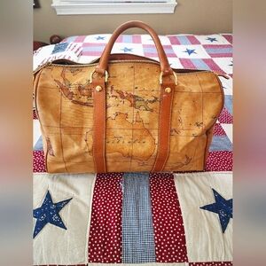 Vintage Alviero Martini Bag With Lock And Key